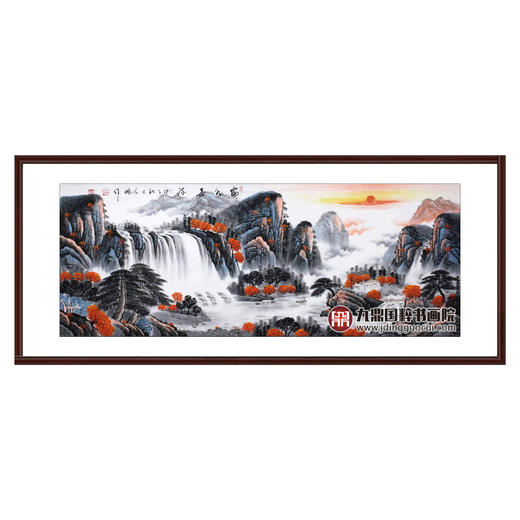 高云鹏《富水长流》68*178cm 山水横幅作品 客厅/卧室挂画 商品图0