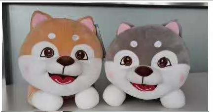 【45元/个】趴开心柴犬毛绒玩具70cm（1300123） 商品图1