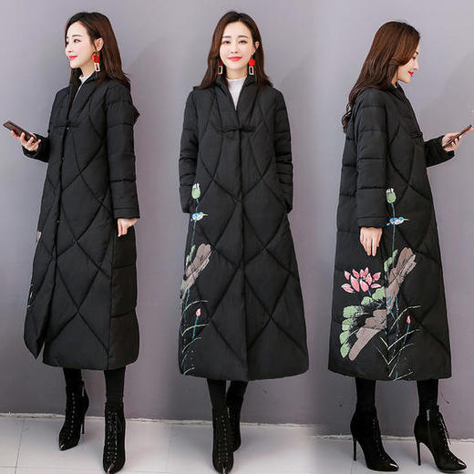 WZNH-MY1871时尚潮流气质纯色棉衣 商品图3