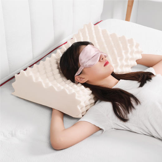 【家庭装/一对装】一默泰国进口天然乳胶乳胶枕成人榴莲型乳胶枕 贴合颈椎 护颈枕 商品图10