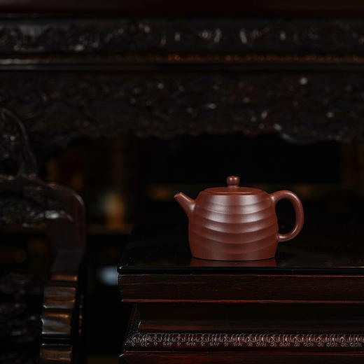 龙德堂陶艺 汤宣武制《濯月》原矿紫泥 270cc 库存咨询客服 商品图0