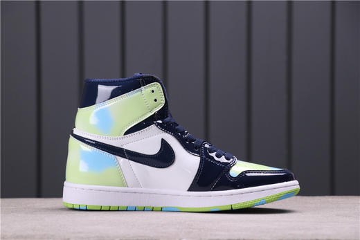 乔丹/Air Jordan aj1 AJ1 乔丹1代 乔丹1 乔1Air Jordan 1 “Tie-Dye”货号：555088-209 乔1高帮彩色镜面 商品图1