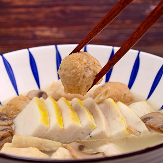 【鲜甜营养】胖西施鱼糕三鲜煲400g 高压浸汤 还原鲜香 成品即食火锅