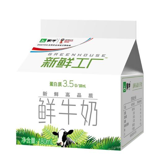 保质期至12.26，蒙牛新鲜工厂180ml鲜牛奶，保质期7天 商品图1
