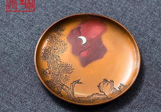 月下松影茶托 商品图0
