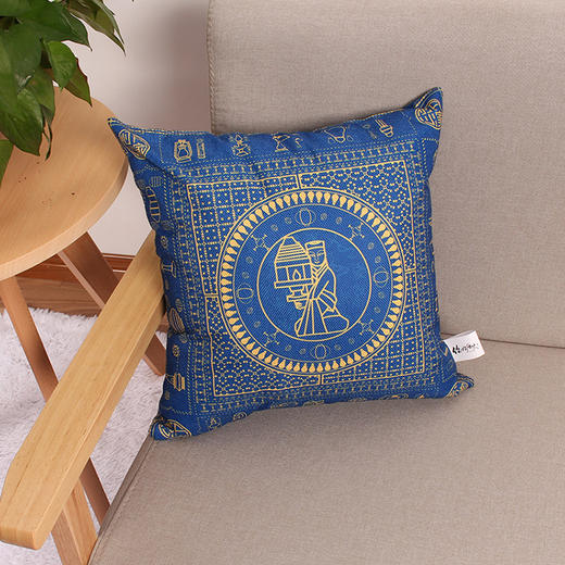 仿亚麻单面印花抱枕 商品图2