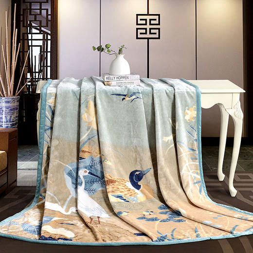 国家宝藏-乳鸭图休闲毯 商品图2