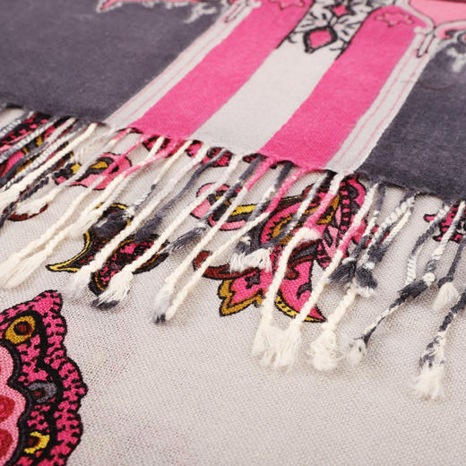 外贸余款 出口韩国 羊毛时尚围巾 商品图2