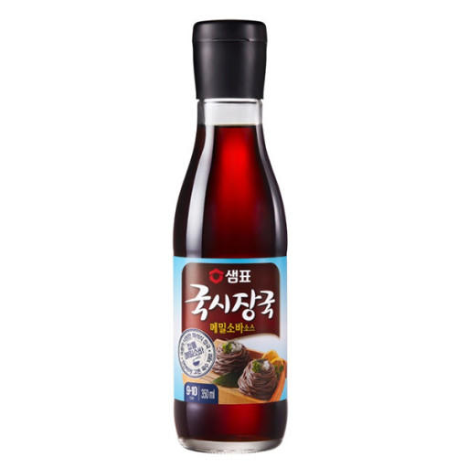 泉牌 荞麦面条酱油l샘표 국시장국 메밀소바소스350ml 商品图0