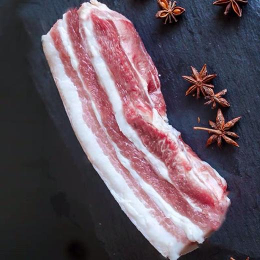 皖北 散养猪肉农户饲喂五花肉 2斤装 商品图4