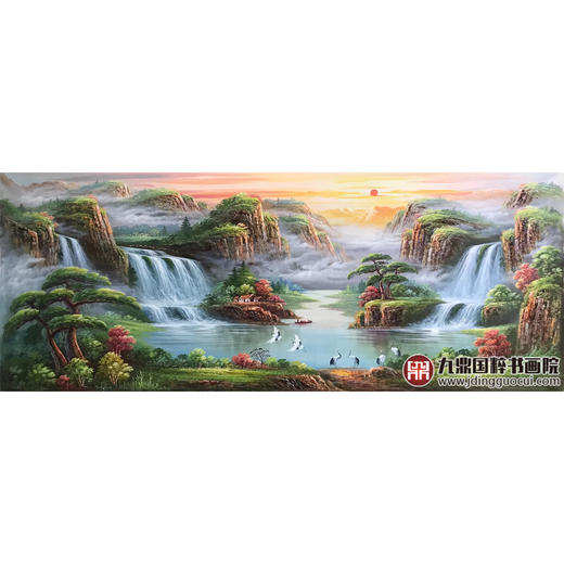 郑一坡《风景油画》70*180cm 油画横幅作品 客厅/卧室挂画 商品图1