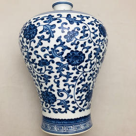 青花仿古瓷在《梅瓶》（小）