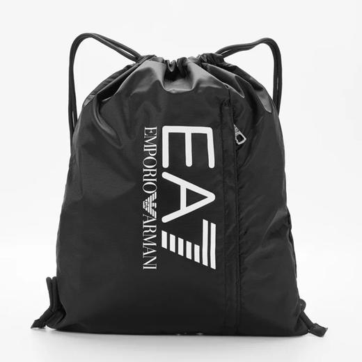 抽绳双肩包 黑色 商品图0