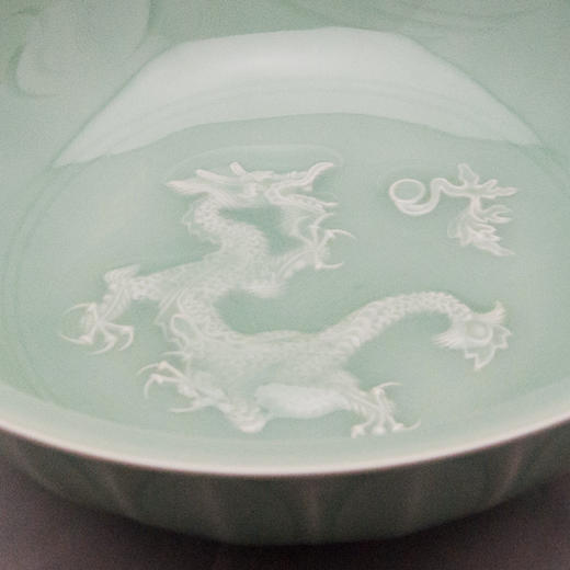 青瓷金逸瑞《龙盘》 商品图1