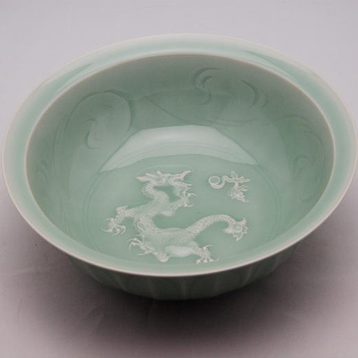 青瓷金逸瑞《龙盘》 商品图0