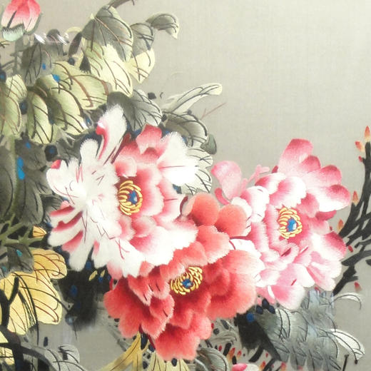 刺绣赵红育工作室双面绣《牡丹花》 商品图2