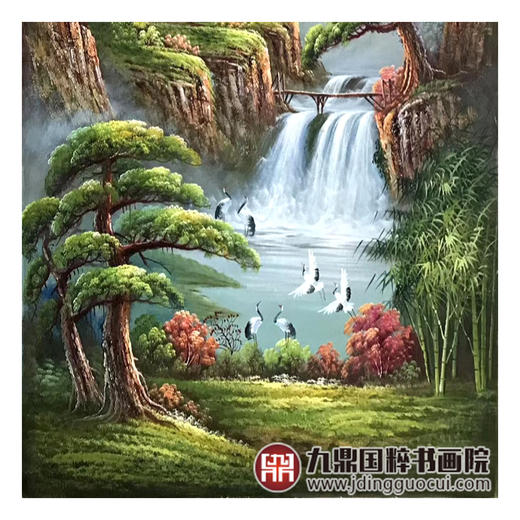 郑一坡《风景油画》70*180cm 油画竖幅作品 客厅/玄关挂画 商品图6