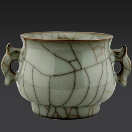 青瓷金逸瑞《双耳炉》 商品图0