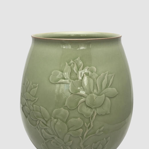 青瓷潘建波青釉《玉馨飘香》 商品图1