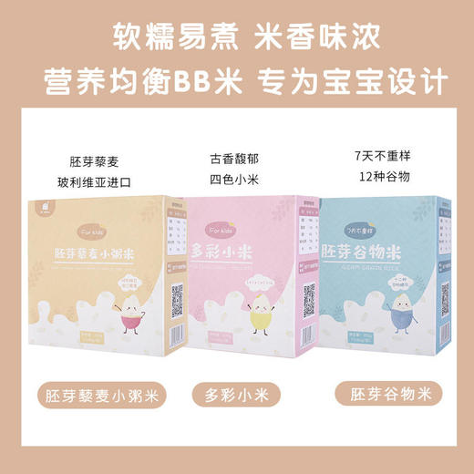 N-cubic恩库克粥米儿童胚芽粥米藜麦谷物胚芽米营养米粥健康小米 商品图3