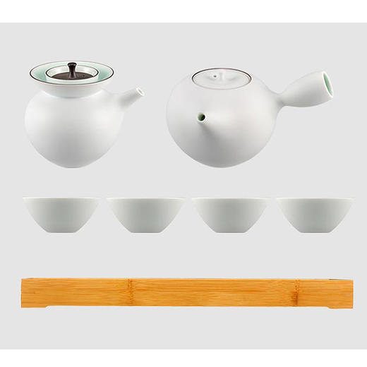 玉青瓷 观自在系列 一壶四杯一公道一茶盘 茶盘包装 观自在A 商品图2