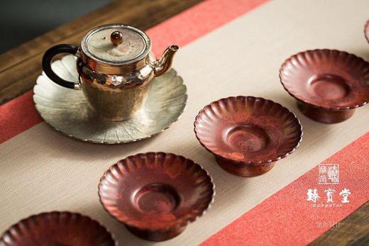 菊瓣茶托（高托底） 商品图0