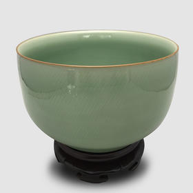 青瓷陈爱明《听雨》