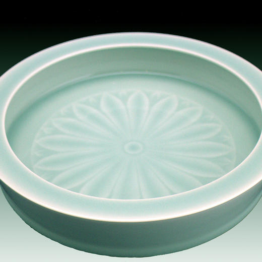 青瓷陈永德手工《莲花洗》 商品图1