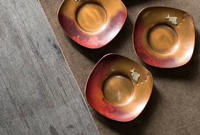 臻宝堂游鱼方托