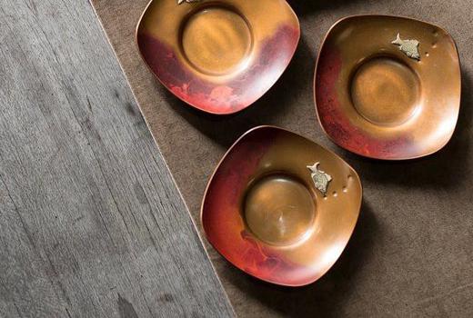 臻宝堂游鱼方托 商品图0