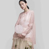 芷若凤梧 女士粉色长袖衫（预售）&真丝欧根缎印花长裙 商品缩略图0