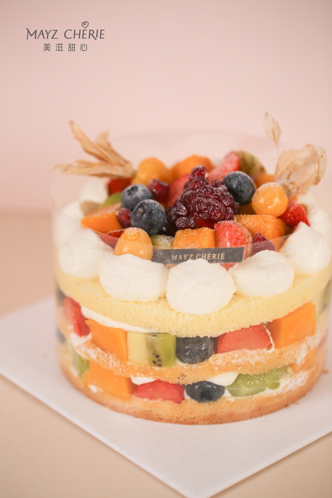 水果裸蛋糕