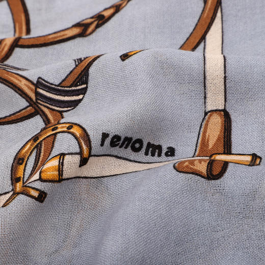 法国品牌renoma 出口韩国 60支羊毛时尚长巾 商品图4