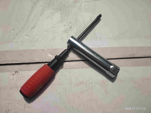 【货号07320】汽油锯套筒扳手 螺丝刀套装扳手火花塞扳手油静扳手 商品图6