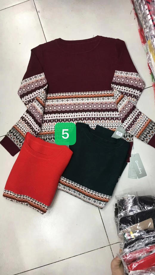 上女冷衫Q-7097 商品图0