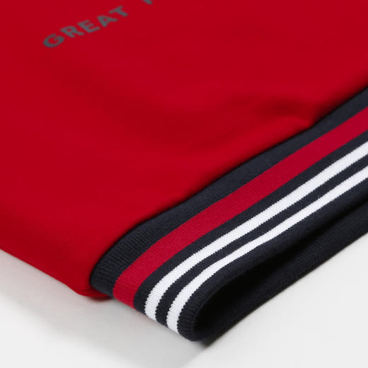 mette童装连帽加绒卫衣2020秋冬中大童中性宝宝大红保暖外套 商品图5