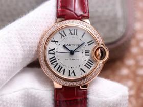 V6卡di亚蓝气球女表，尺寸33MM ，市面上单独货源，自动机械机芯，皮表带，密底，女士腕表