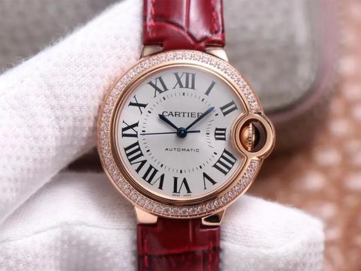 V6卡di亚蓝气球女表，尺寸33MM ，市面上单独货源，自动机械机芯，皮表带，密底，女士腕表 商品图0