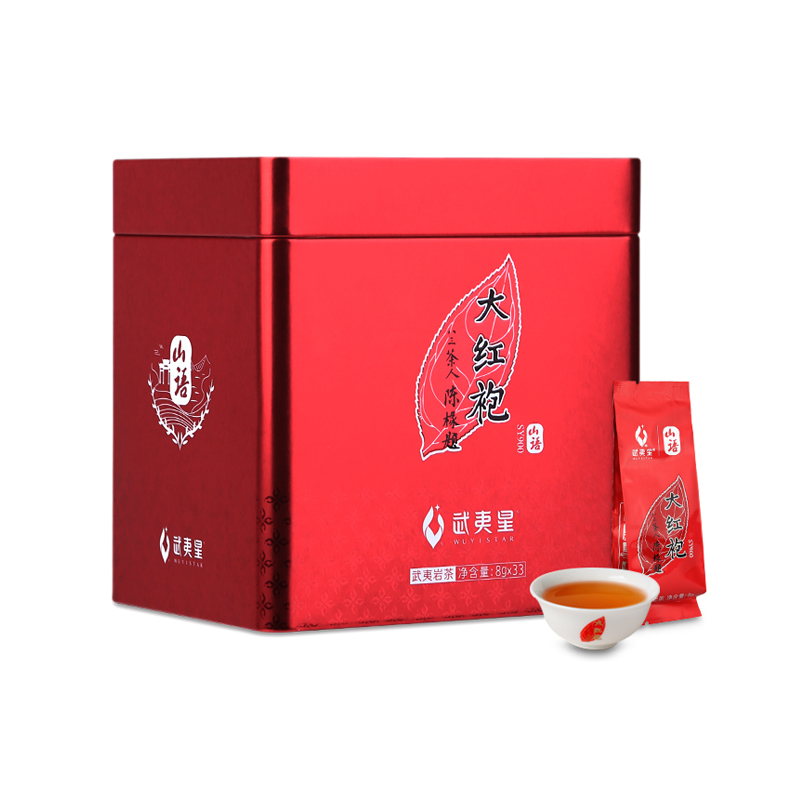武夷星山语大红袍SY900大红袍礼盒装264g 武夷岩茶大红袍乌龙茶叶