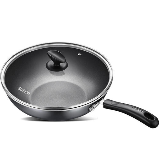 苏泊尔(supor)炒锅不粘锅 30cm无油烟平底煎炒锅家用燃煤气电磁炉炒菜