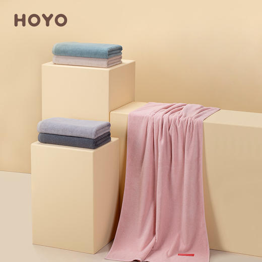 【用婴儿的标准 打造成人家纺】日本hoyo 和风毛巾浴巾 双件套 商品图4