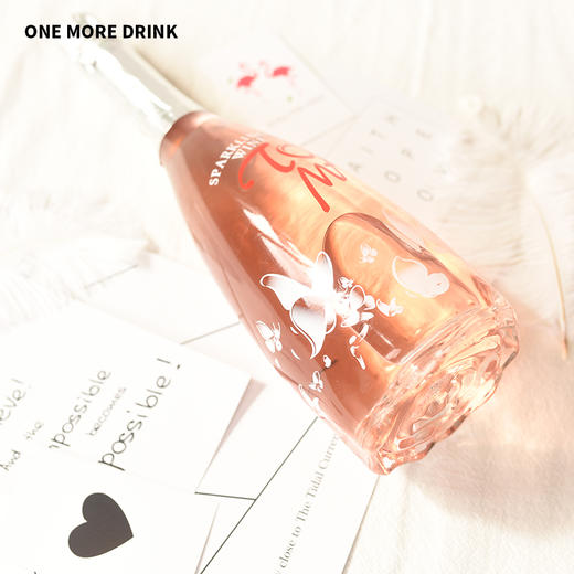 网红气泡酒 TOMA朵玛桃红起泡酒葡萄酒 玫瑰花气泡酒 少女气泡酒 西班牙进口  商品图2