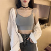 运动美背内衣女网红卡卡同款韩版学生裹胸无痕吊带背心聚拢文胸七夕情人节 商品缩略图0