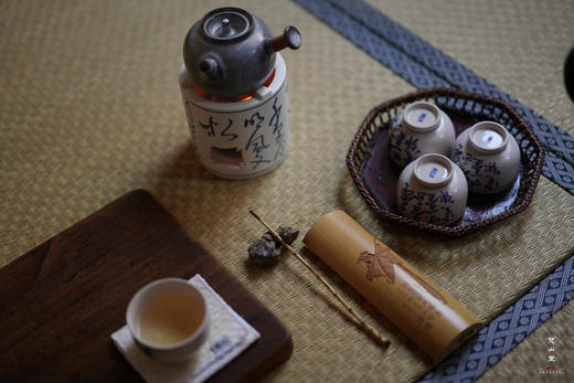 酒精炉-梵山堂-青花诗文直身酒精炉 商品图7