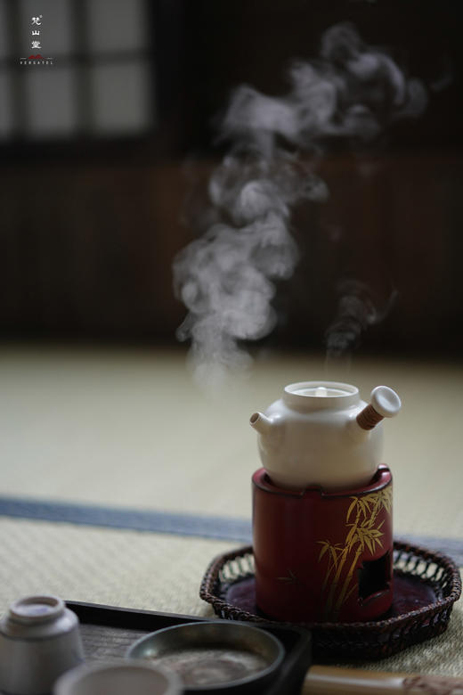 酒精炉-梵山堂-山楂红金竹直身酒精炉 商品图2