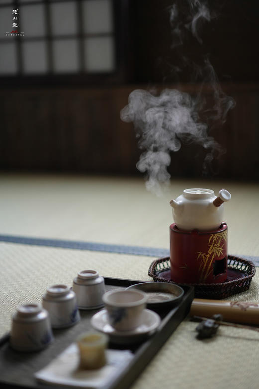 酒精炉-梵山堂-山楂红金竹直身酒精炉 商品图5