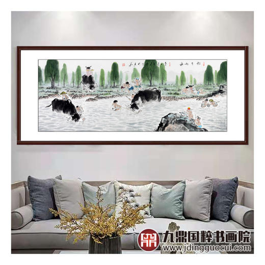 田成义《岁月如歌》68*178cm 动物横幅作品 客厅/卧室挂画 商品图2