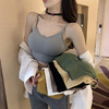 运动美背内衣女网红卡卡同款韩版学生裹胸无痕吊带背心聚拢文胸七夕情人节 商品缩略图1