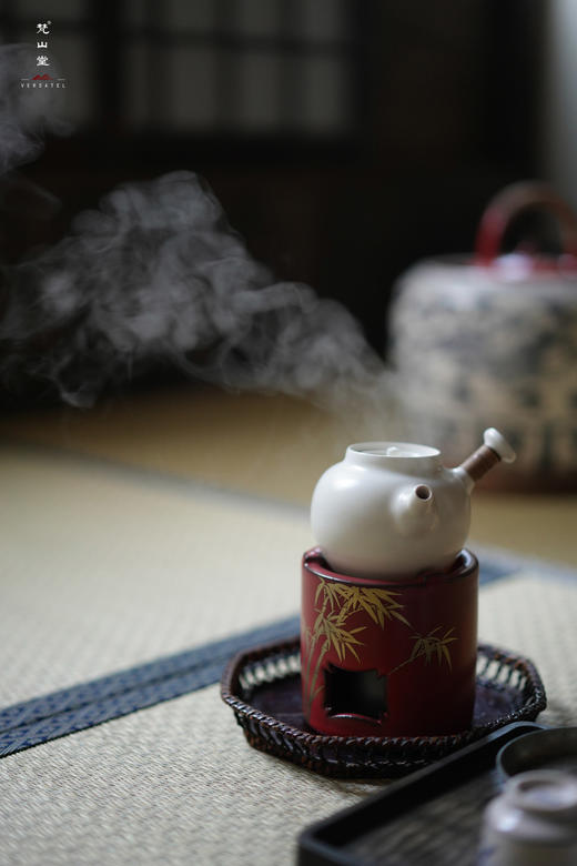 酒精炉-梵山堂-山楂红金竹直身酒精炉 商品图4