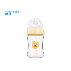 蜜儿港宽口玻璃奶瓶150ml MA074#